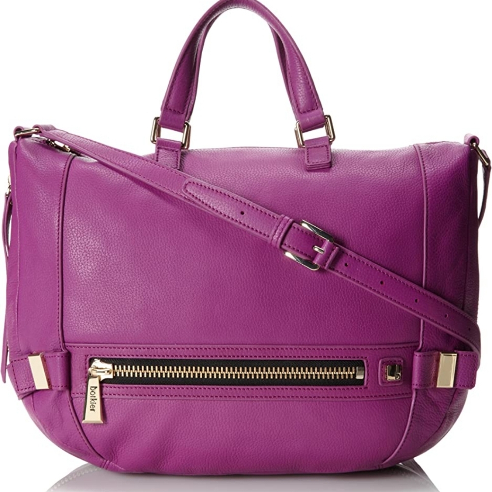 BOTKIER LARGE HOBO BAG IN MAGENTA
